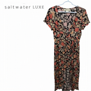❤️Saltwater Luxe Floral High Low Dress
